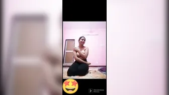 Desi GF Flashing Her Tits During Naughty Video Call
