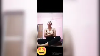 Desi GF Flashing Her Tits During Naughty Video Call