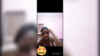 Desi GF Flashing Her Tits During Naughty Video Call