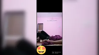Desi GF Flashing Her Tits During Naughty Video Call