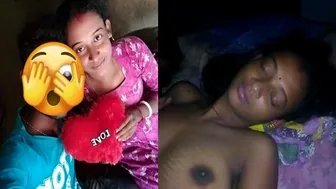 Newly Married Village Wife First Night Sex Tape Leaked Online