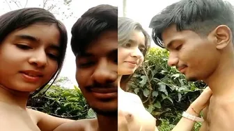 College Lovers From Assam Enjoying Hot Outdoor Sex In Forest