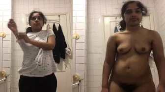 Bangalore Office Slut Strips Completely Naked For Coworker