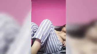Horny Bhabhi Using Dildo Satisfying Herself While Hubby Is Away