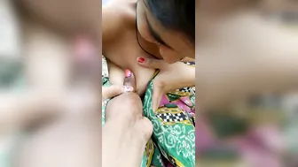 Village GF Showing Tits While Getting Fucked Outdoors