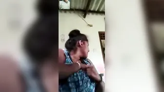 Desi GF Teasing Her Big Natural Tits On Video Call Sex