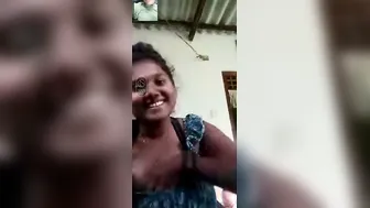 Desi GF Teasing Her Big Natural Tits On Video Call Sex