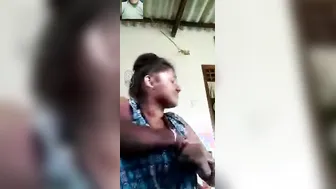 Desi GF Teasing Her Big Natural Tits On Video Call Sex