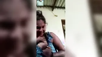 Desi GF Teasing Her Big Natural Tits On Video Call Sex