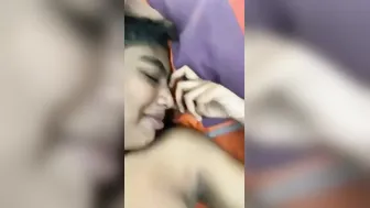 Desi GF Getting Her Tits Squeezed Before Rough Fucking