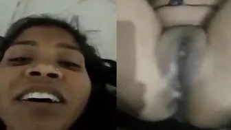 GF Taking Cock Deep Inside Moaning Loud Private Mms Clip