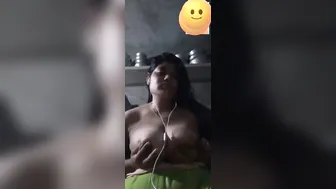 Stacked GF Stripping And Showing Off On Video Call Sexy