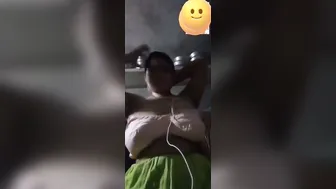 Stacked GF Stripping And Showing Off On Video Call Sexy