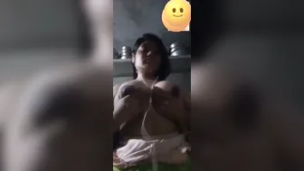 Stacked GF Stripping And Showing Off On Video Call Sexy