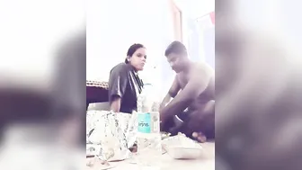 Couple Getting Romantic Before Hardcore Fucking In Bedroom Clip