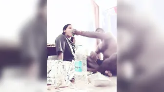 Couple Getting Romantic Before Hardcore Fucking In Bedroom Clip