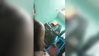 Neighbor Aunty Giving Blowjob Before Getting Fucked At Home