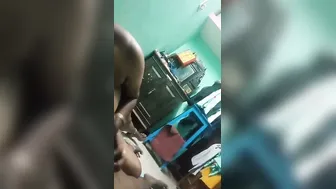 Neighbor Aunty Giving Blowjob Before Getting Fucked At Home