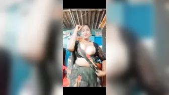 Busty Wife Going Topless At Home Caught On Camera Leaking