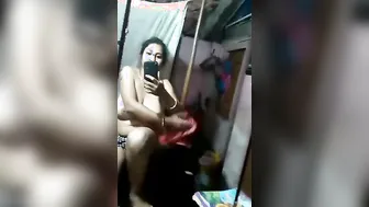 Wife Showing Massive Boobs Fingering Nude In Leaked Mms