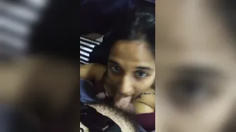 Indian GF Sucking His Big Dick In Homemade Leaked Clip