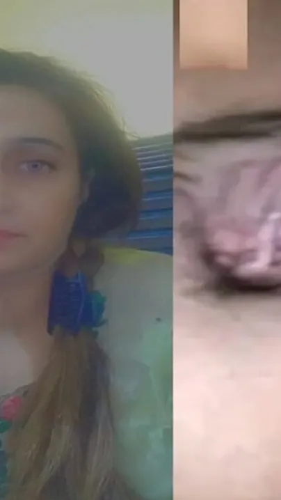 Horny Milf Stripping Nude Teasing During Video Call Leak