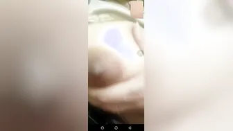 Mature Milf Showing Big Boobs During Naughty Video Call