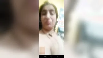 Mature Milf Showing Big Boobs During Naughty Video Call