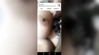 Mature Milf Showing Big Boobs During Naughty Video Call