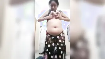 Wife Showing Boobs Off For His Friend In Private Video