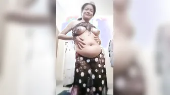 Wife Showing Boobs Off For His Friend In Private Video