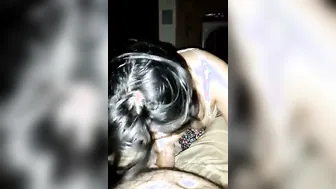 Village Wife Giving Head To Her Man Wearing Just Bra On Camera