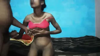 Hot Wife Getting Fucked Hard After Giving Him A Messy Blowjob