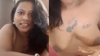 Tamil Slut Stripping Naked And Teasing On Camera For Her Lover