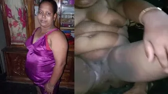 Mature Bhabhi Squeezing Her Big Tits While I Fuck Her