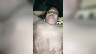 Mature Bhabhi Squeezing Her Big Tits While I Fuck Her