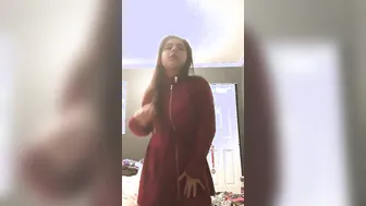 Thick Ass Nri GF Stripping Naked For Boyfriend