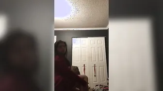 Thick Ass Nri GF Stripping Naked For Boyfriend