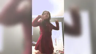Thick Ass Nri GF Stripping Naked For Boyfriend