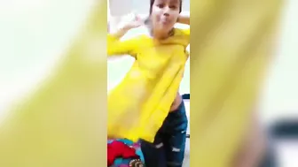 Tall Desi Babe Stripping Naked During Private Video Call At Home