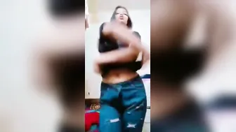 Tall Desi Babe Stripping Naked During Private Video Call At Home