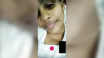 Tamil GF Flashing Her Tits During Naughty Video Call