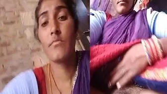 Village Bhabhi Spreading Her Hairy Pussy Wide For Neighbor