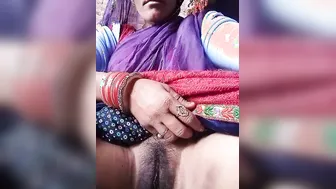 Village Bhabhi Spreading Her Hairy Pussy Wide For Neighbor