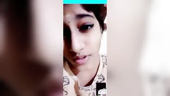 Young Desi Babe Exposing Her Breasts And Untouched Pussy To Him