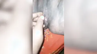 Village Wife Sneaking Around For Her Secret Affair In The House