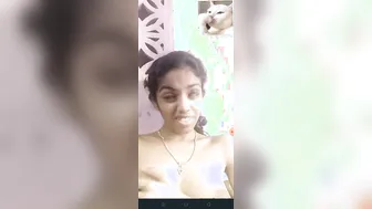 College Babe Flashing Her Tits For Me During Video Call