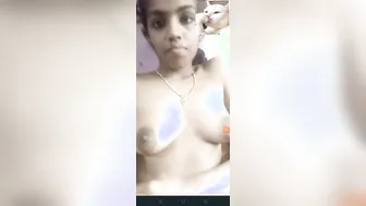 College Babe Flashing Her Tits For Me During Video Call