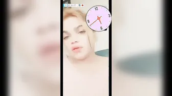 Blonde GF Teasing With Her Big Tits On Video Call Tonight