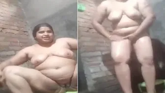 Busty Bhabhi Bathing Naked Caught On Camera In Bathroom